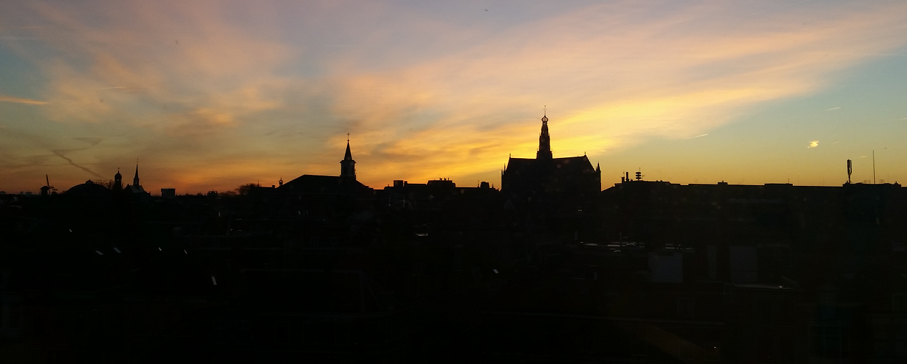 Uitzicht over Haarlem